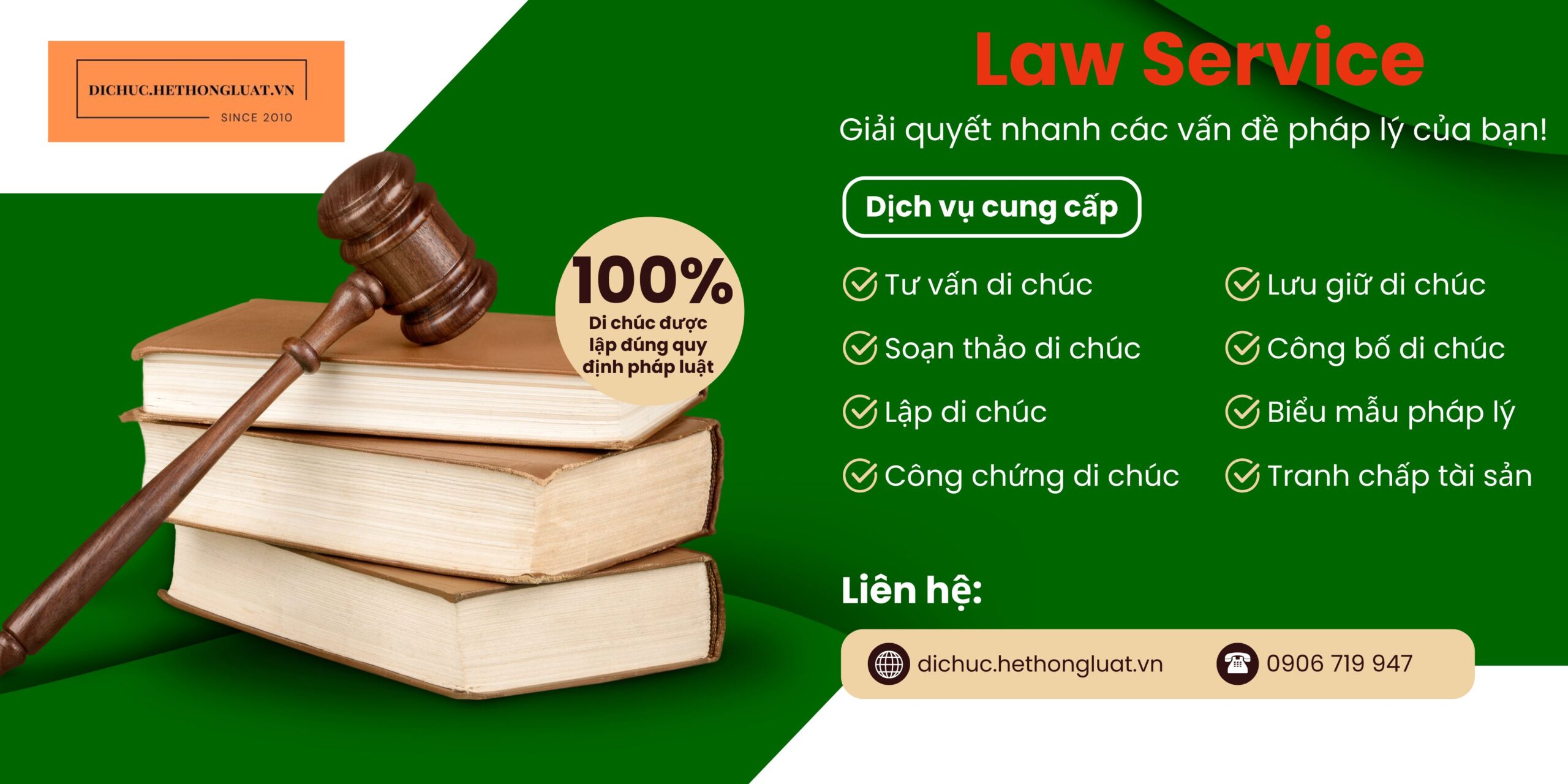 Đội ngũ Luật sư soạn thảo văn bản di chúc công chứng tại địa điểm Phường Tân Phước, Thành phố Hồ Chí Minh - Ảnh 1